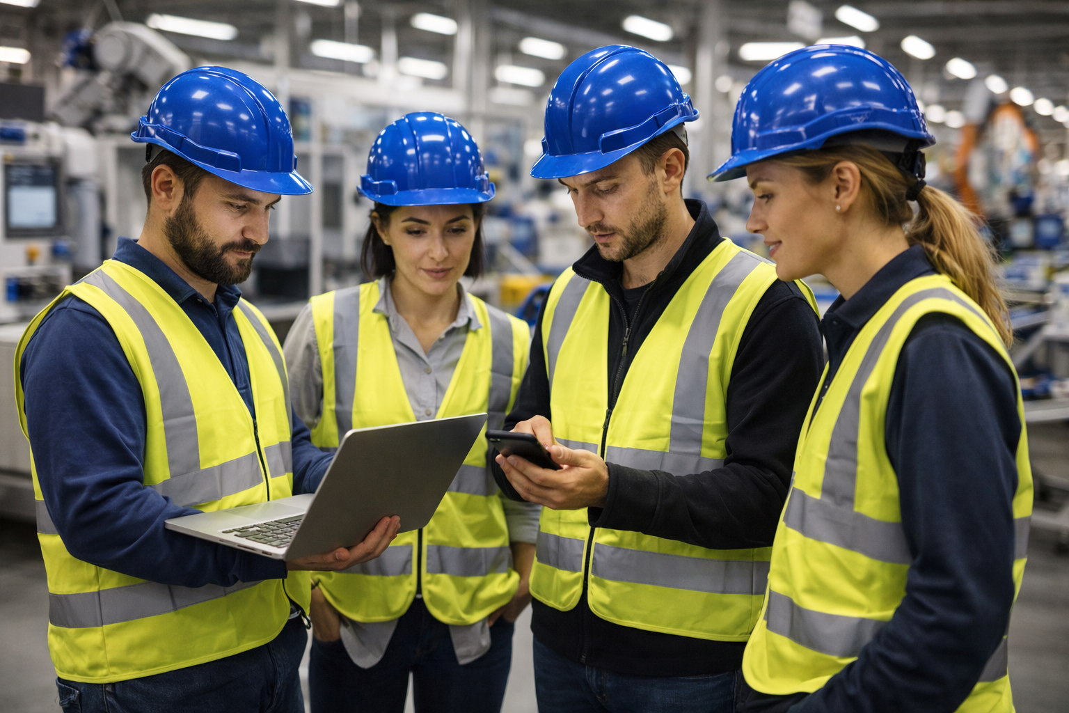 Plastic production worker