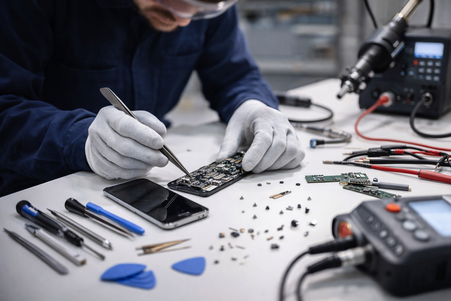 Computer equipment repair worker