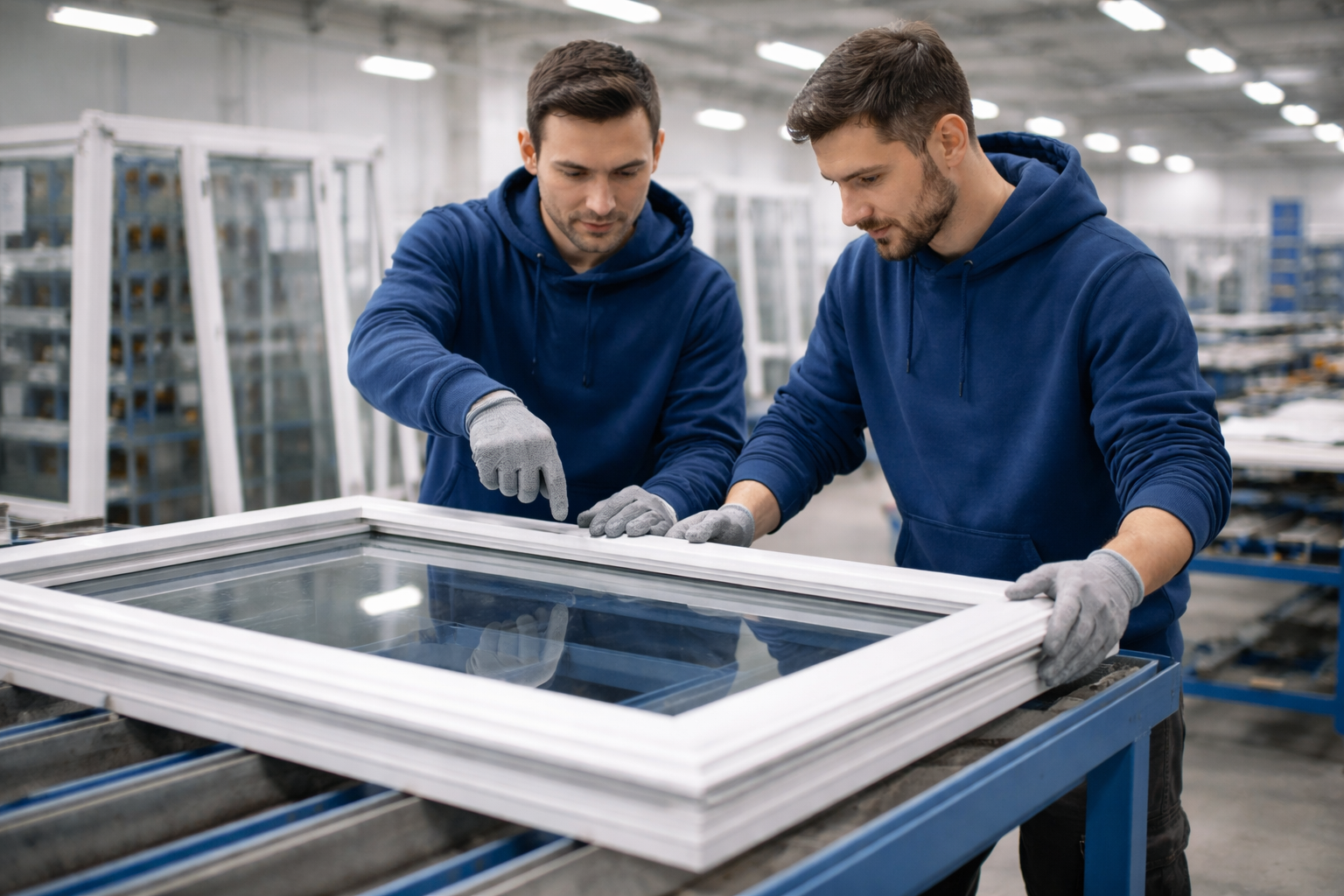 Window production worker