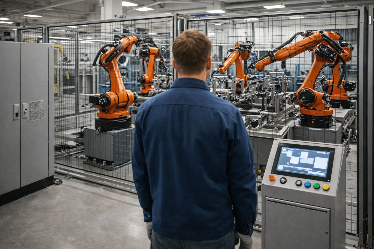 Automotive lock and handle production worker
